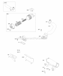 Air Cleaner Exhaust Muffler Diagram and Parts List for 613177-0114-E1  Briggs and Stratton Engine